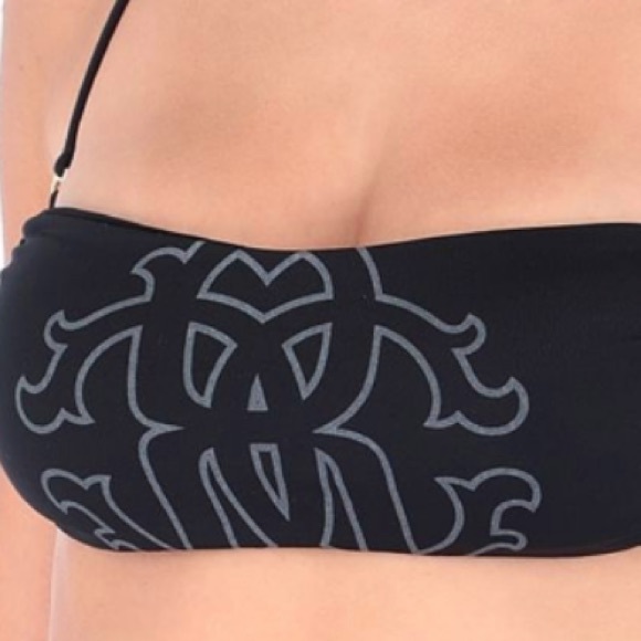 NEW Roberto Cavalli Logo Print Bikini - Picture 4 of 12